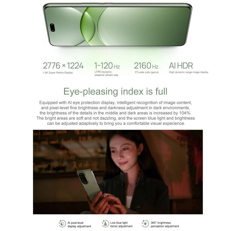 Huawei nova 13 Pro, 12GB+256GB, Screen Fingerprint Identification, 6.76 inch HarmonyOS 4.2, NFC, OTG, Not Support Google Play (White) - free shipping - PMc TechLife - Order now!