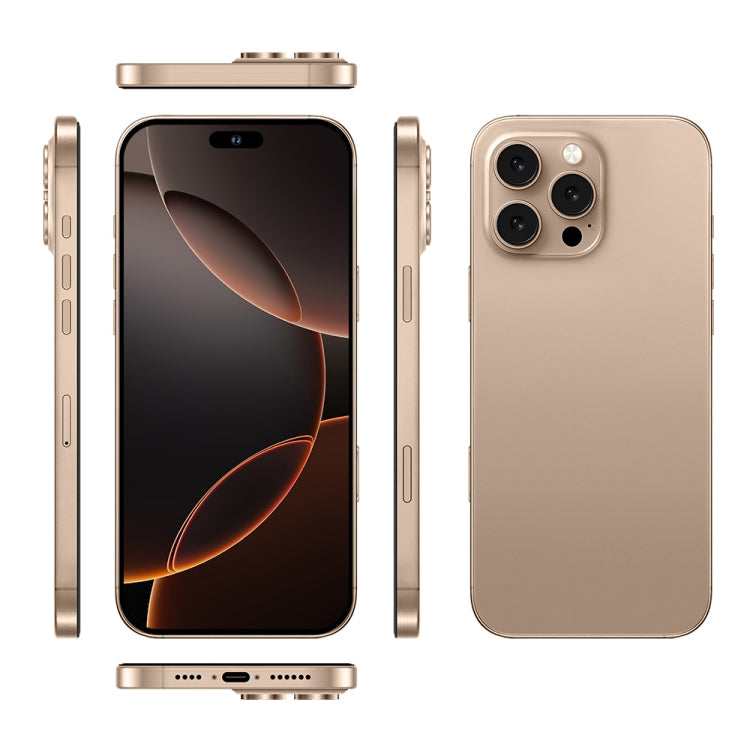 i16 Pro Max / A08A, 3GB+64GB, 6.73 inch Screen, Face Identification, Android 8.1 MTK6753 Octa Core, Network: 4G, Dual SIM, UK Plug (Gold) - free shipping - PMC Jewellery - Order now!