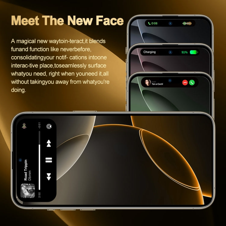 i16 Pro Max / Q5, 2GB+16GB, 6.5 inch Screen, Face Identification, Android 8.1 MTK6580P Quad Core, Network: 3G, Dual SIM, EU Plug (Blue) - free shipping - PMC Jewellery - Order now!