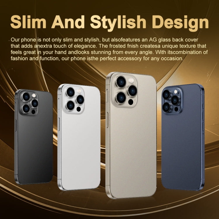 i16 Pro Max / Q5A, 6GB+128GB, 6.5 inch Screen, Face Identification, Android 10 MTK6762 Octa Core, OTG, NFC, Network: 4G, Dual SIM, EU Plug (Blue) - free shipping - PMC Jewellery - Order now!