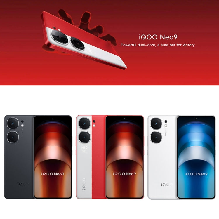 vivo iQOO Neo9, Dual Back Cameras, 16GB+256GB, Face ID / Fingerprint Identification, 6.78 inch Android 14 OriginOS 4 Snapdragon 8 Gen 2 Octa Core, OTG, NFC, Network: 5G, Support Google Play (Red) - free shipping - PMC Jewellery - Order now!