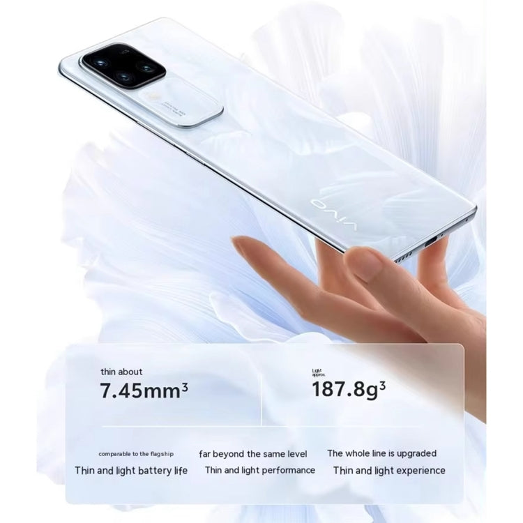 vivo S18 Pro, Triple Back Cameras, 16GB+256GB, Face ID Screen Fingerprint Identification, 6.78 inch Android 14.0 OriginOS 4 Dimensity 9200+ Octa Core 3.35GHz, OTG, NFC, Network: 5G, Support Google Play (Blue) - free shipping - PMc TechLife - Order now!
