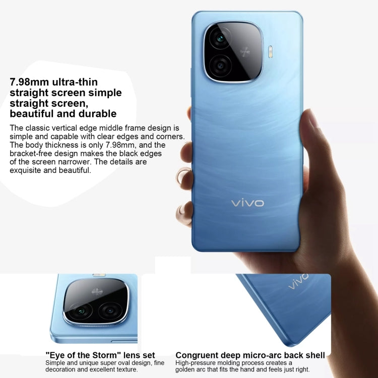 vivo Y200 GT, Dual Back Cameras, 12GB+512GB, Face ID Screen Fingerprint Identification, 6.78 inch Android 14.0 OriginOS 4 Snapdragon 7 Gen 3 Octa Core 2.63GHz, OTG, NFC, Network: 5G, Support Google Play (Black) - free shipping - PMC Jewellery - Order now!
