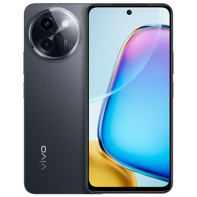 vivo Y200i, Dual Back Cameras, 12GB+512GB, Face ID Screen Fingerprint Identification, 6.72 inch Android 14.0 OriginOS 4 Snapdragon 4 Gen 2 Octa Core 2.2GHz, OTG, Network: 5G, Support Google Play (Black) - free shipping - PMC Jewellery - Order now!