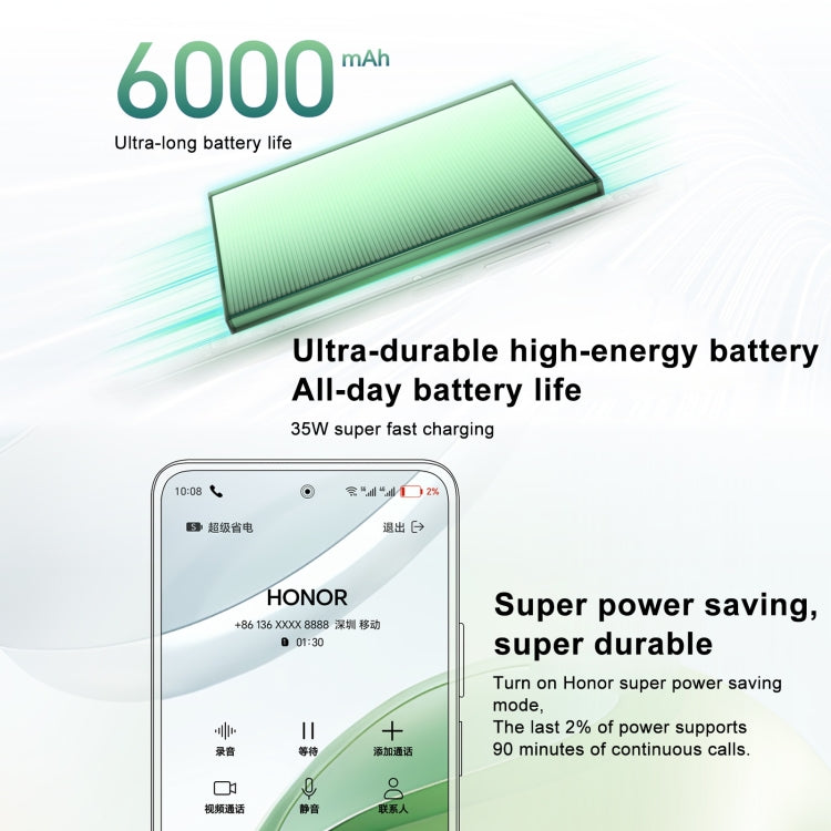 Honor Play 60 Plus 5G, 12GB+512GB, 6.77 inch MagicOS 8.0 Qualcomm Snapdragon 4 Gen2 Octa Core up to 2.2GHz, Network: 5G, OTG, Not Support Google Play (White) - free shipping - PMC Jewellery - Order now!