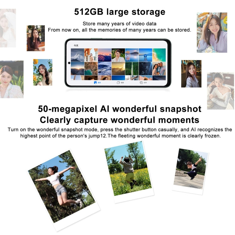 Honor Play 60 Plus 5G, 12GB+512GB, 6.77 inch MagicOS 8.0 Qualcomm Snapdragon 4 Gen2 Octa Core up to 2.2GHz, Network: 5G, OTG, Not Support Google Play (White) - free shipping - PMC Jewellery - Order now!