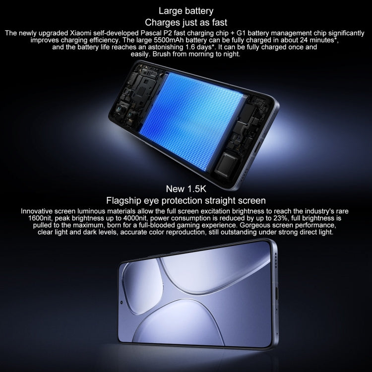 Xiaomi Redmi K70 Ultra, 12GB+512GB, 6.67 inch Xiaomi HyperOS Dimensity 9300+ Octa Core 4nm up to 3.4GHz, NFC, Network: 5G (Black) - free shipping - PMc TechLife - Order now!