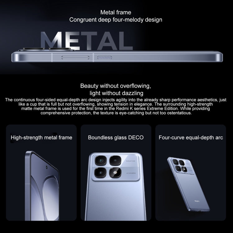 Xiaomi Redmi K70 Ultra, 16GB+512GB, 6.67 inch Xiaomi HyperOS Dimensity 9300+ Octa Core 4nm up to 3.4GHz, NFC, Network: 5G (White) - free shipping - PMc TechLife - Order now!