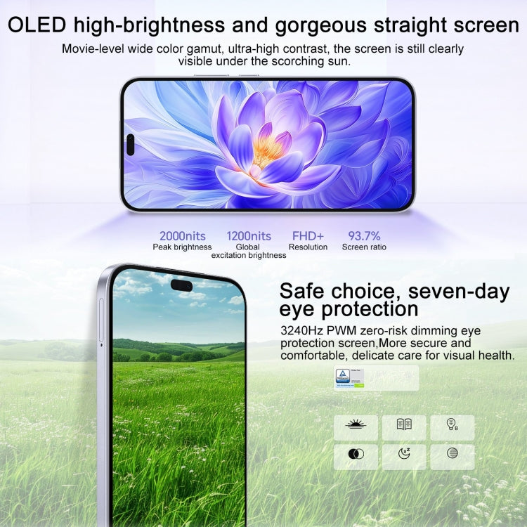 Honor X60i,  8GB+256GB, Screen Fingerprint, 6.7 inch MagicOS 8.0 Dimensity 6080 Octa Core, Network: 5G, OTG, Not Support Google Play  (Purple) - free shipping - PMC Jewellery - Order now!