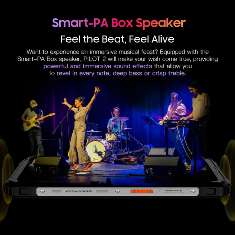 Blackview Oscal PILOT 2, 8GB+256GB, IP68/IP69K/MIL-STD-810H, 6.5 inch Android 14 MediaTek MT6789 Octa Core, Network: 4G, OTG, NFC (Orange) - Blackview by PMC TechLife | Online Shopping South Africa | PMC TechLife | Buy Now Pay Later Mobicred