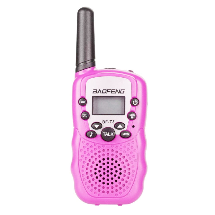 2 PCS BaoFeng BF-T3 1W Children Single Band Radio Handheld Walkie Talkie with Monitor Function, US Plug - free shipping - PMC TechLife - Order now!