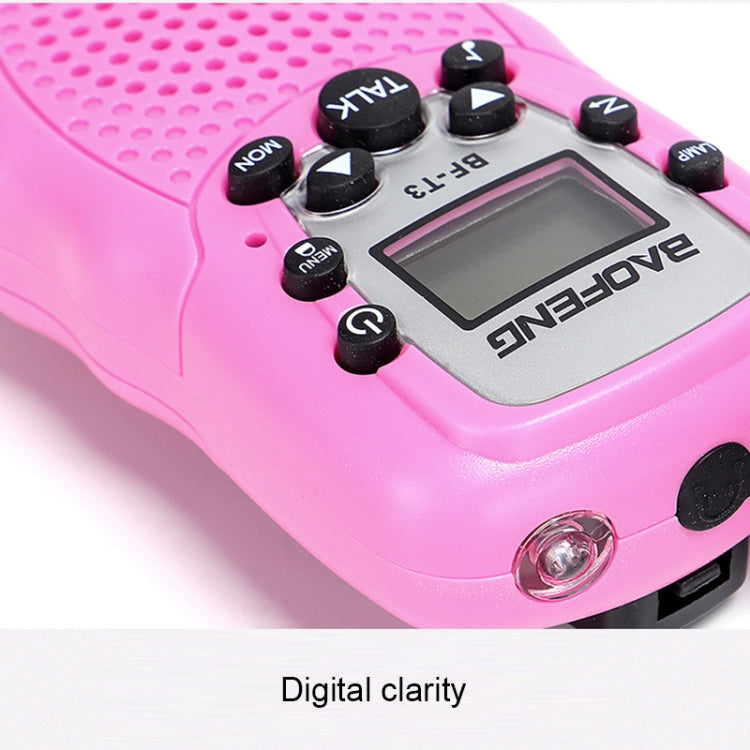 2 PCS BaoFeng BF-T3 1W Children Single Band Radio Handheld Walkie Talkie with Monitor Function, US Plug - free shipping - PMC TechLife - Order now!