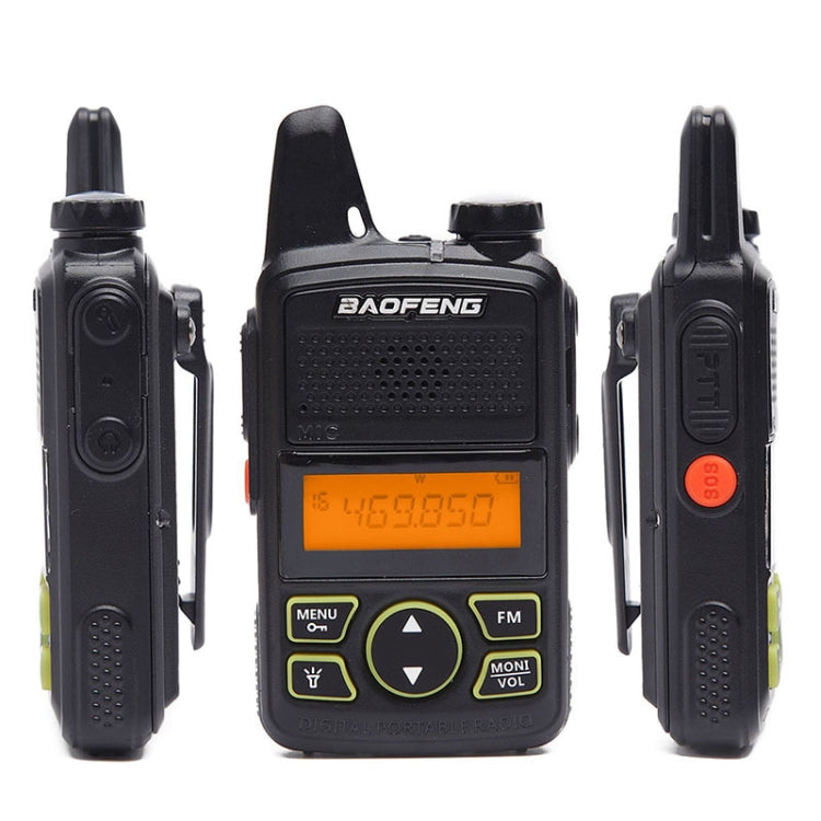 BaoFeng BF-T1 Single Band Radio Handheld Walkie Talkie, UK Plug - free shipping - PMC TechLife - Order now!