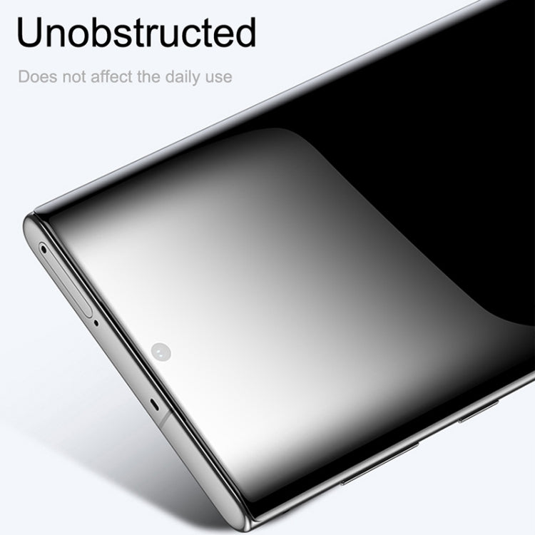 For Galaxy Note 10 3D Curved Edge Glue Curved Full Screen Tempered Glass Film, Fingerprint Unlock Is Supported(Black) - Galaxy Tempered Glass by PMC TechLife | Online Shopping South Africa | PMC TechLife
