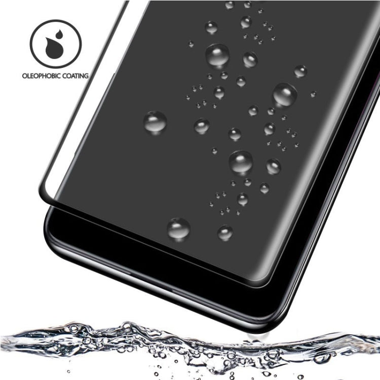 For Galaxy Note 10 3D Curved Edge Glue Curved Full Screen Tempered Glass Film, Fingerprint Unlock Is Supported(Black) - Galaxy Tempered Glass by PMC TechLife | Online Shopping South Africa | PMC TechLife