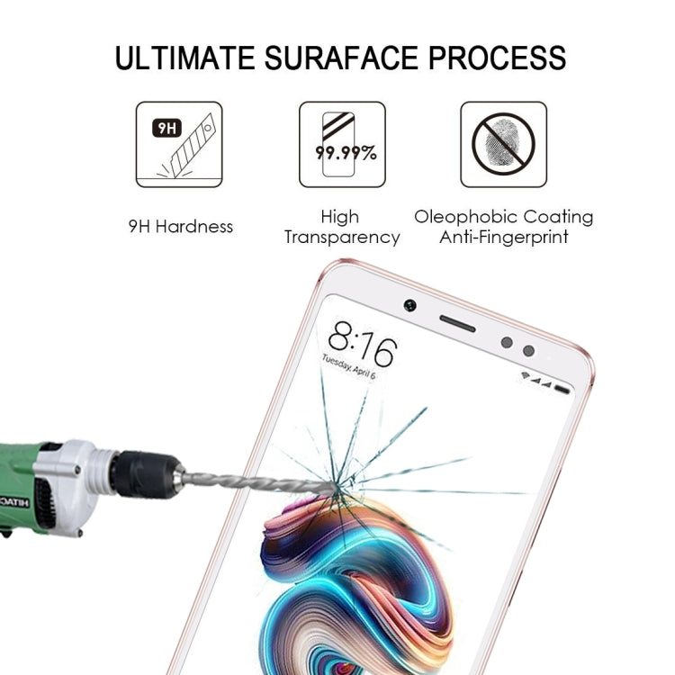 0.33mm 9H 2.5D Full Screen Fully Adhesive Tempered Glass Film for Xiaomi Redmi Note 5 Pro(White) -  by PMC TechLife | Online Shopping South Africa | PMC TechLife