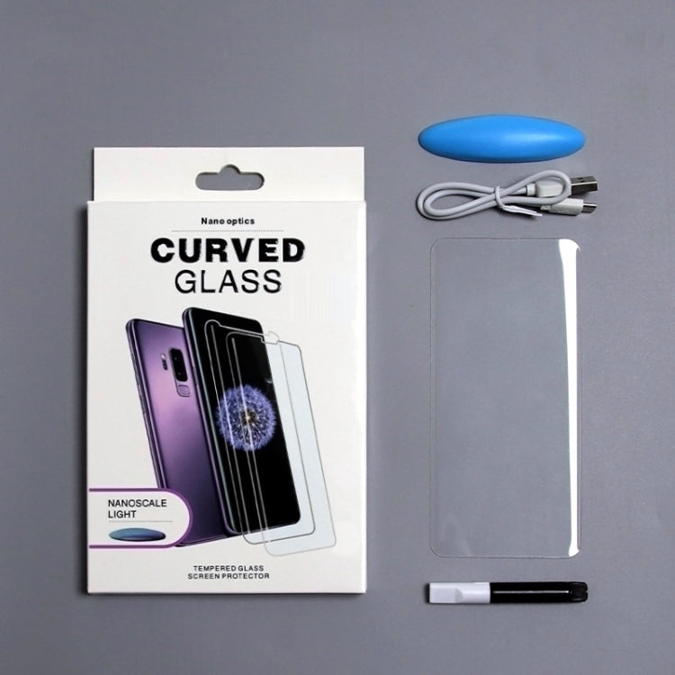 UV Liquid Curved Full Glue Tempered Glass for OnePlus 7 Pro - OnePlus Tempered Glass by PMC TechLife | Online Shopping South Africa | PMC TechLife | Buy Now Pay Later Mobicred