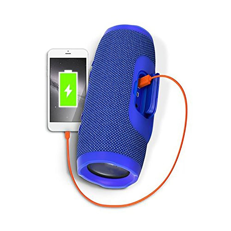 Charge3 Life Waterproof Bluetooth Stereo Speaker, Built-in MIC, Support Hands-free Calls & TF Card & AUX IN & Power Bank(Blue) - Waterproof Speaker by PMC TechLife | Online Shopping South Africa | PMC TechLife | Buy Now Pay Later Mobicred