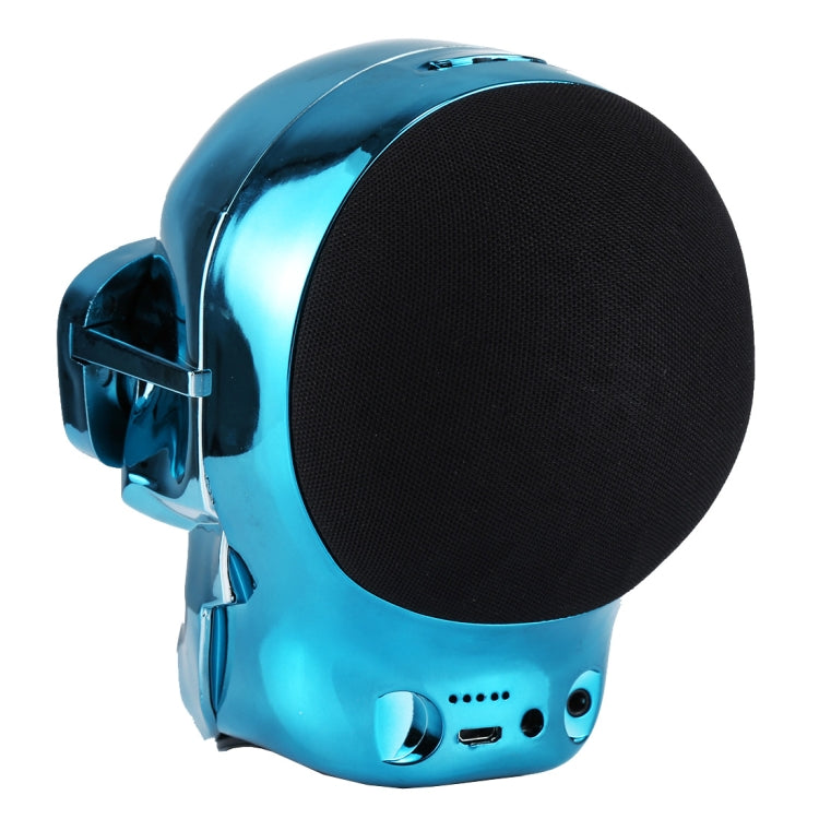 Sunglasses Skull Bluetooth Stereo Speaker, for iPhone, Samsung, HTC, Sony and other Smartphones (Blue) - Desktop Speaker by PMC Jewellery | Online Shopping South Africa | PMC Jewellery | Buy Now Pay Later Mobicred