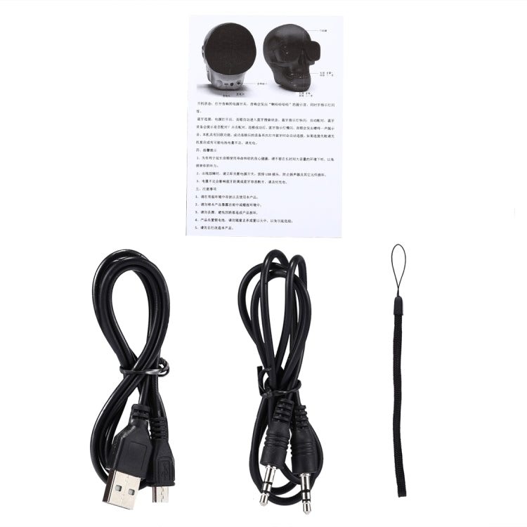 Sunglasses Skull Bluetooth Stereo Speaker, for iPhone, Samsung, HTC, Sony and other Smartphones (Red) - Desktop Speaker by PMC Jewellery | Online Shopping South Africa | PMC Jewellery | Buy Now Pay Later Mobicred