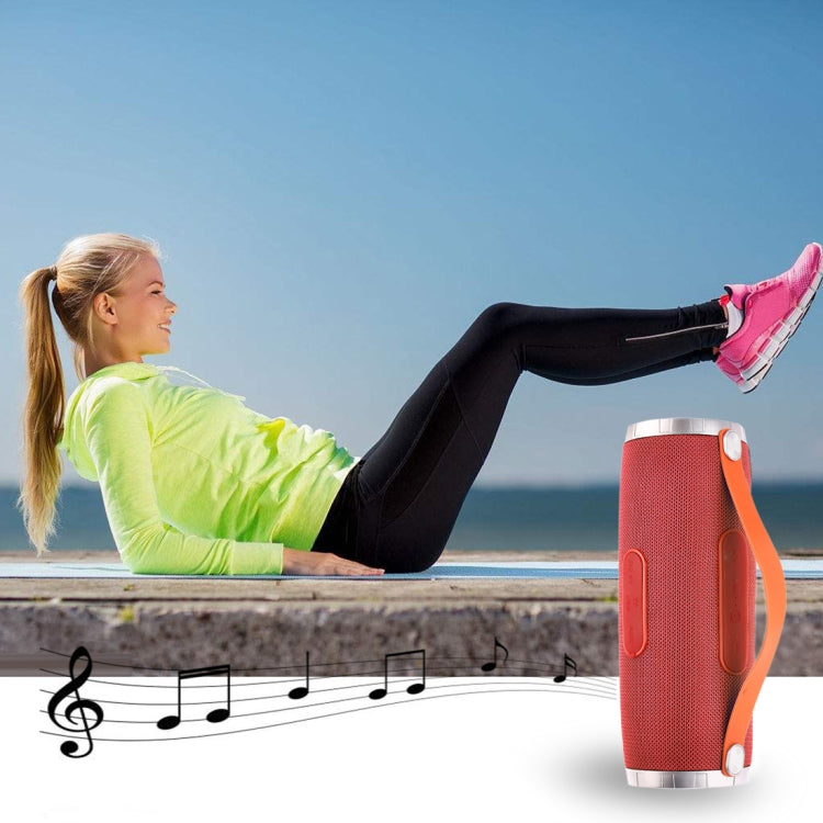 T&G TG109 Portable Wireless Bluetooth V4.2 Stereo Speaker with Handle, Built-in MIC, Support Hands-free Calls & TF Card & AUX IN & FM(Red) - free shipping - PMC Jewellery - Order now!