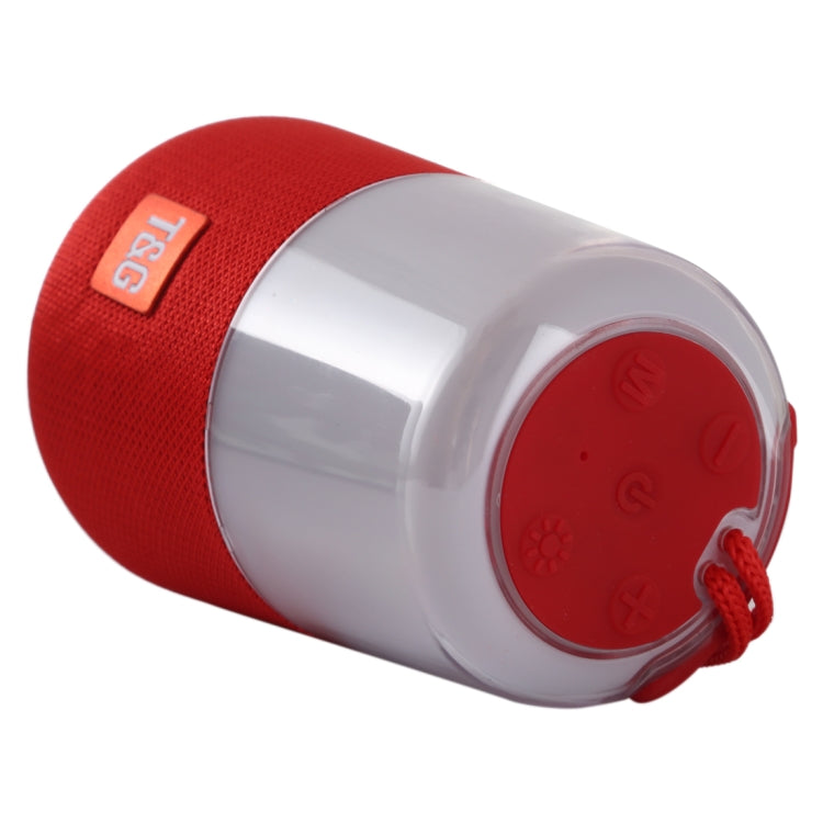 T&G TG168 Portable Wireless Bluetooth V5.0 Stereo Speaker with Handle, Built-in MIC, Support Flashing LED Light & TF Card & U Disk & AUX IN & FM(Red) - Desktop Speaker by T&G | Online Shopping South Africa | PMC TechLife | Buy Now Pay Later Mobicred