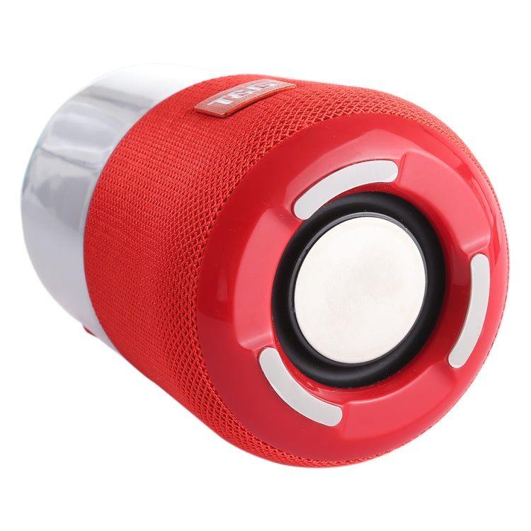 T&G TG168 Portable Wireless Bluetooth V5.0 Stereo Speaker with Handle, Built-in MIC, Support Flashing LED Light & TF Card & U Disk & AUX IN & FM(Red) - Desktop Speaker by T&G | Online Shopping South Africa | PMC TechLife | Buy Now Pay Later Mobicred