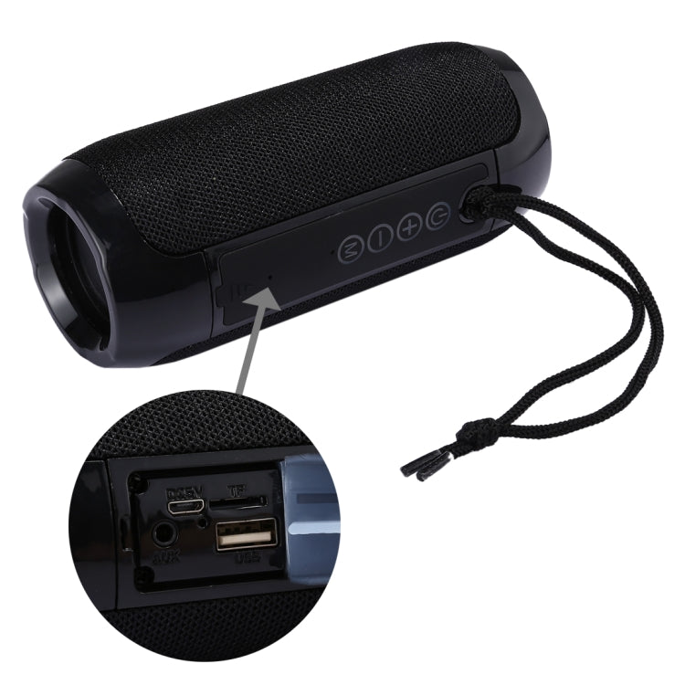 T&G TG117 Portable Bluetooth Stereo Speaker, with Built-in MIC, Support Hands-free Calls & TF Card & AUX IN & FM, Bluetooth Distance: 10m(Black) - free shipping - PMC Jewellery - Order now!