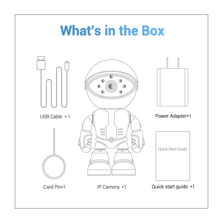 ESCAM PT205 HD 1080P Robot WiFi IP Camera, Support Motion Detection / Night Vision, IR Distance: 10m, EU Plug - Wireless Camera by ESCAM | Online Shopping South Africa | PMC TechLife