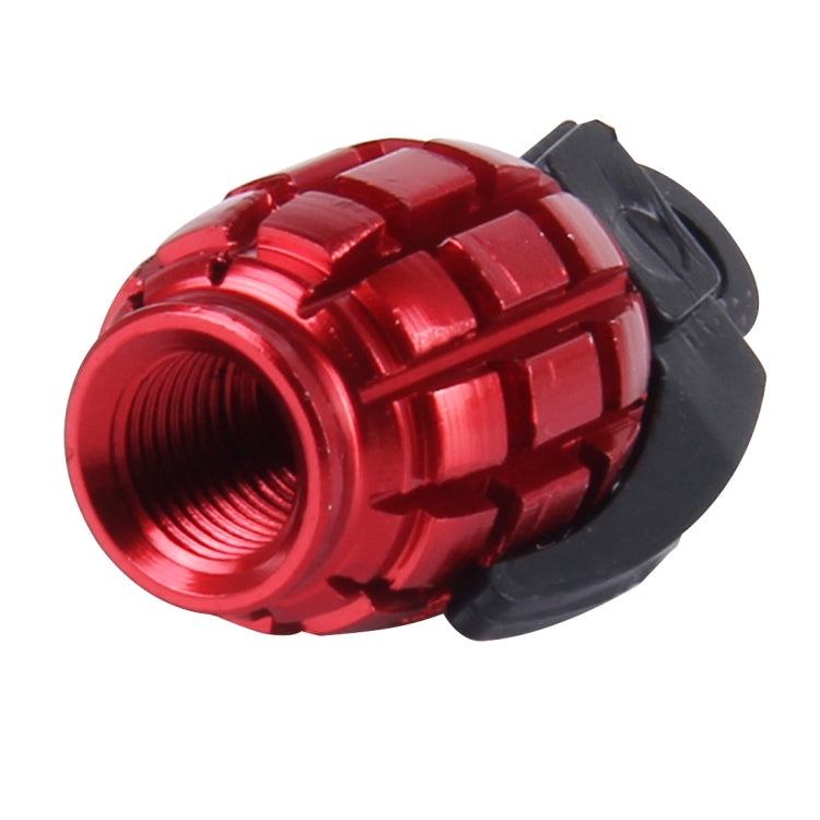 4 PCS Universal Car Tire Valve Caps(Red) - Tire Valve Caps by PMC TechLife | Online Shopping South Africa | PMC TechLife | Buy Now Pay Later Mobicred
