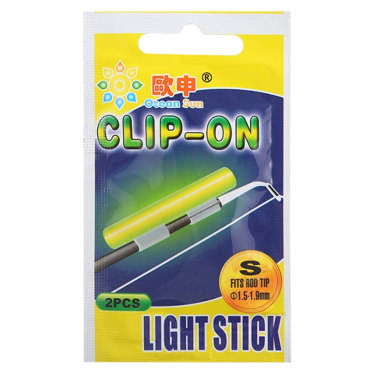 5 Packs OCEAN SUN Clip-On Luminous Float Night Fishing Light Stick, S, Fits Rod Tip 1.5-1.9mm - Fishing Float by PMC TechLife | Online Shopping South Africa | PMC TechLife | Buy Now Pay Later Mobicred