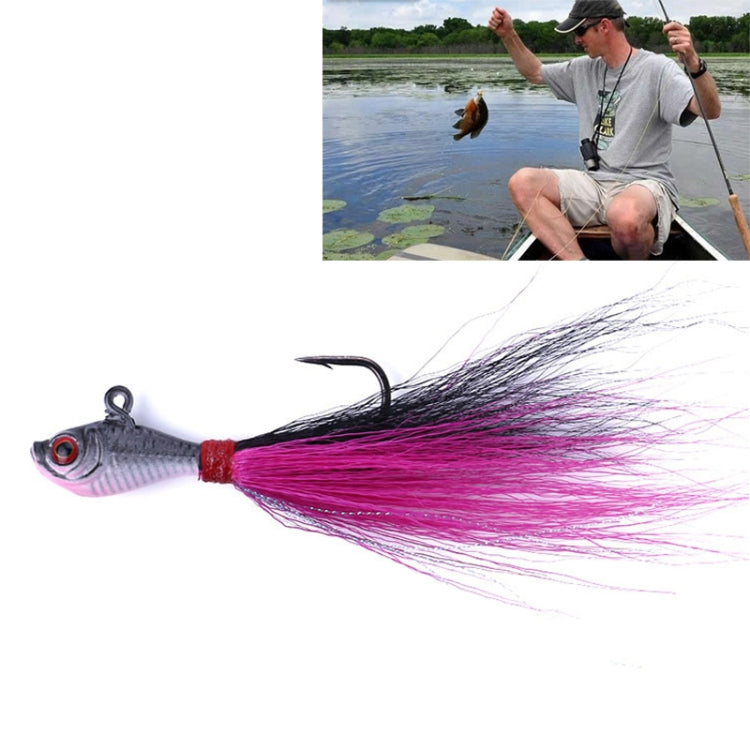 HENGJIA 7cm/25g Tied Wire Fishing Artificial Lures Lead Fish Treble Hooks Baits(Grey) - Fishing Lures by HENGJIA | Online Shopping South Africa | PMC TechLife | Buy Now Pay Later Mobicred