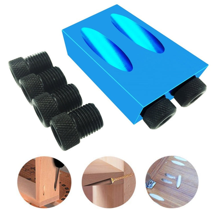 15 Degree Angular Oblique Aluminum Alloy Woodworking Hole Locator - free shipping - PMC TechLife - Order now!