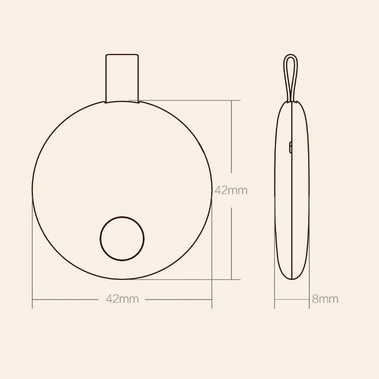 Original Xiaomi Youpin Ranres Intelligent Anti-lost Device Two-way Search Bluetooth Alarm Smart Positioning Finder, Distance: 15m(Pink) - Anti-lost Alarm by Xiaomi | Online Shopping South Africa | PMc TechLife | Buy Now Pay Later Mobicred