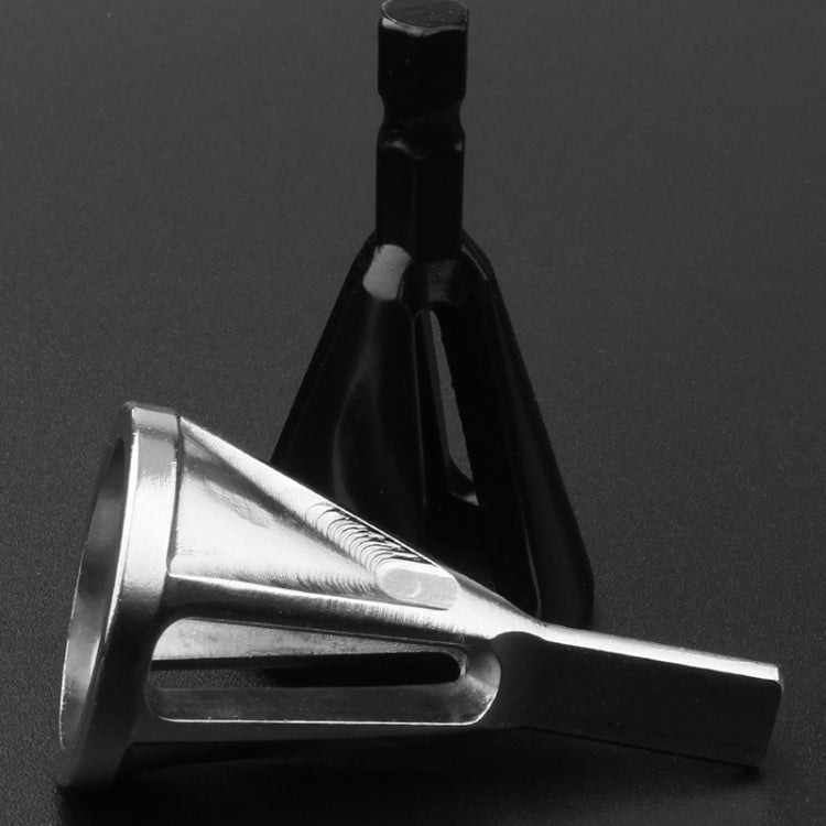 Chamfer Stainless Steel Deburring External Chamfer Tool Triangle Handle Six-slot Chamfer(Silver) - free shipping - PMc TechLife - Order now!