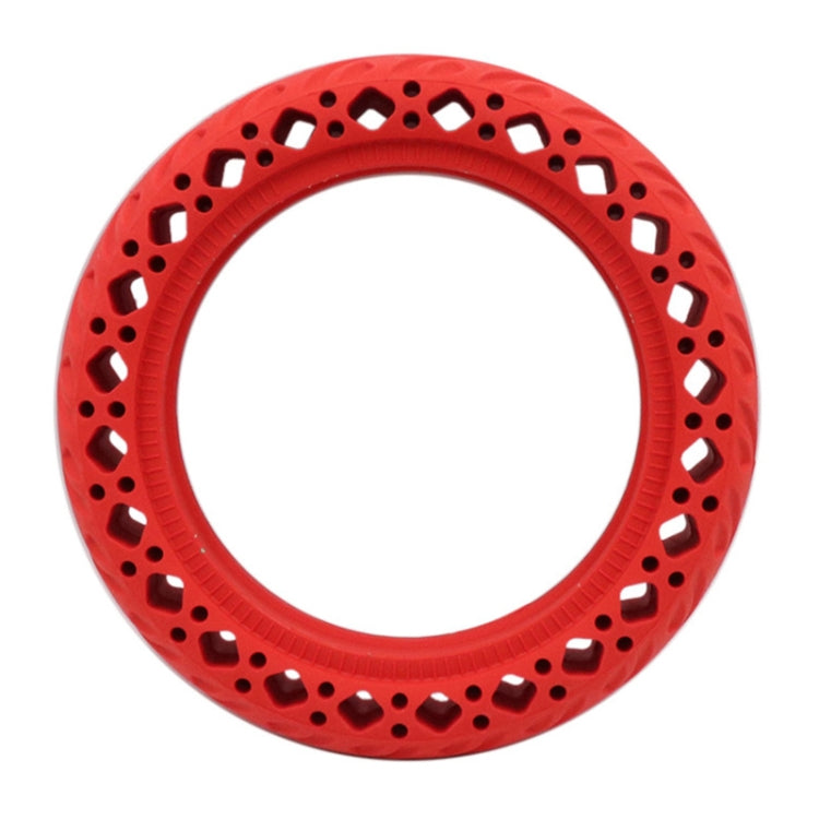 8.5 inch Electric Scooter Wear-resistant Shock-absorbing Decorative Pattern Tire Honeycomb Solid Tire, Suitable for Xiaomi Mijia M365(Red) - Accessories & Parts by PMc TechLife | Online Shopping South Africa | PMc TechLife | Buy Now Pay Later Mobicred