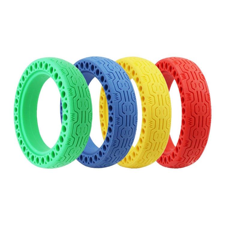 8.5 inch Electric Scooter Wear-resistant Shock-absorbing Decorative Pattern Tire Honeycomb Solid Tire, Suitable for Xiaomi Mijia M365(Red) - Accessories & Parts by PMc TechLife | Online Shopping South Africa | PMc TechLife | Buy Now Pay Later Mobicred