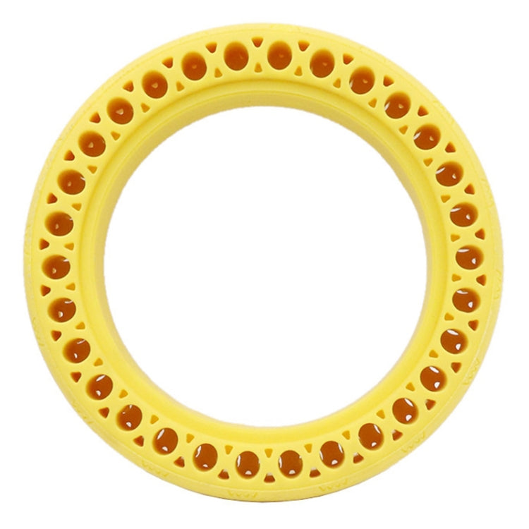 8.5 inch Electric Scooter Wear-resistant Shock-absorbing Decorative Pattern Tire Honeycomb Solid Tire, Suitable for Xiaomi Mijia M365(Yellow) - Accessories & Parts by PMc TechLife | Online Shopping South Africa | PMc TechLife | Buy Now Pay Later Mobicred