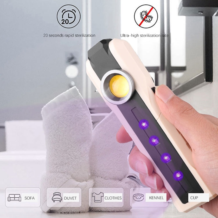 1902C 3 Lighting Mode Flashlight Rechargeable Lantern Disinfection Light UVA+UVC Antisepsis Lamp - Sterilizers by PMc TechLife | Online Shopping South Africa | PMc TechLife | Buy Now Pay Later Mobicred