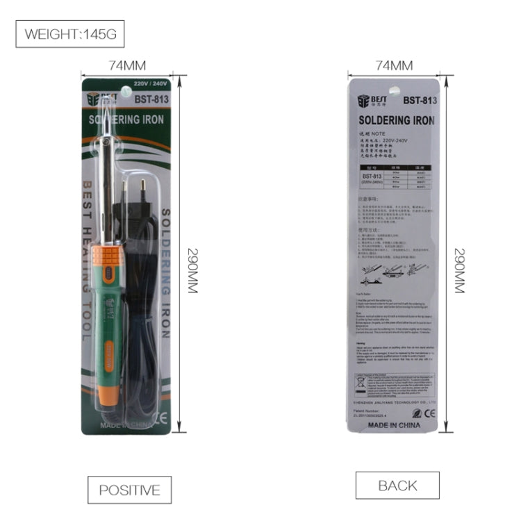 BEST 40W Heating Repair Tool Hot Welding Iron Electric Soldering Iron (Voltage 220V) - Electric Soldering Iron by BEST | Online Shopping South Africa | PMC TechLife | Buy Now Pay Later Mobicred