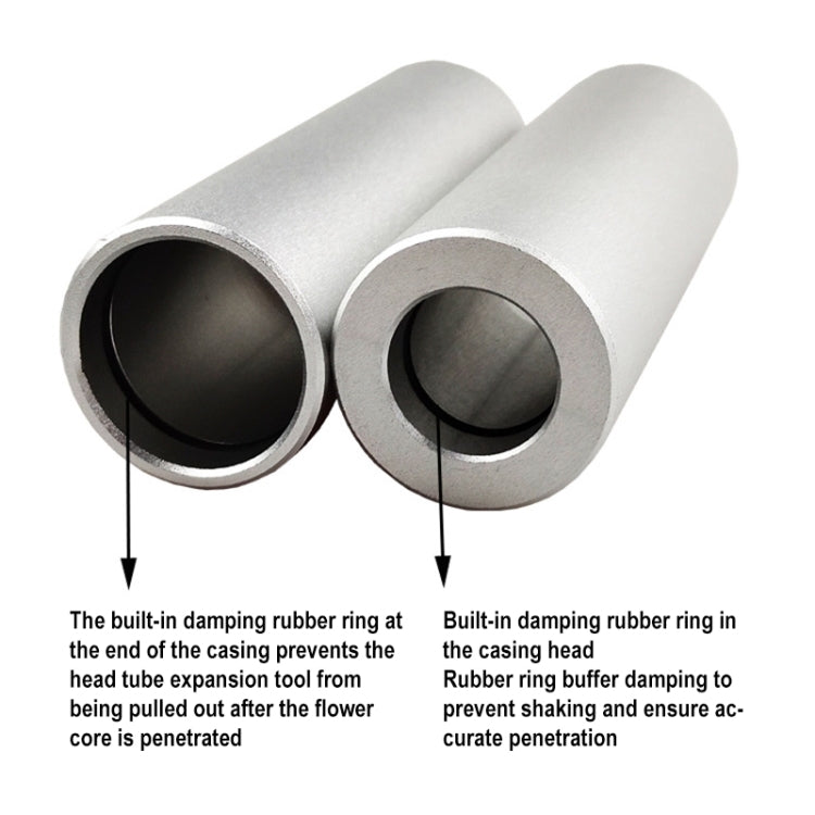 BIKERSAY BT042T Bicycle Fork Star Nut Installation Tool Bowl Set Toothless Bike Sunflower Installation Tools with Rubber Hammer - Maintenance tools by BIKERSAY | Online Shopping South Africa | PMc TechLife | Buy Now Pay Later Mobicred