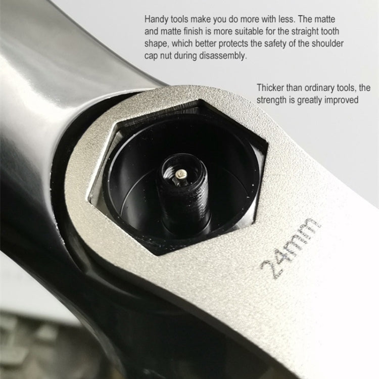 BIKERSAY BT050D Multifunctional Stainless Steel Bicycle Fork Wrench Double Head Spanner - Maintenance tools by BIKERSAY | Online Shopping South Africa | PMc TechLife | Buy Now Pay Later Mobicred