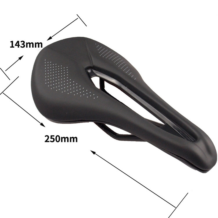BIKERSAY SZ001 Bicycle PU Leather Saddle Seat (Black Red) - Bicycle Saddle by BIKERSAY | Online Shopping South Africa | PMc TechLife | Buy Now Pay Later Mobicred