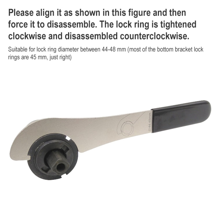 BIKERSAY BT046 Bike Bottom Bracket Tail Lock Ring Hook Wrench Repair Tool - free shipping - PMc TechLife - Order now!