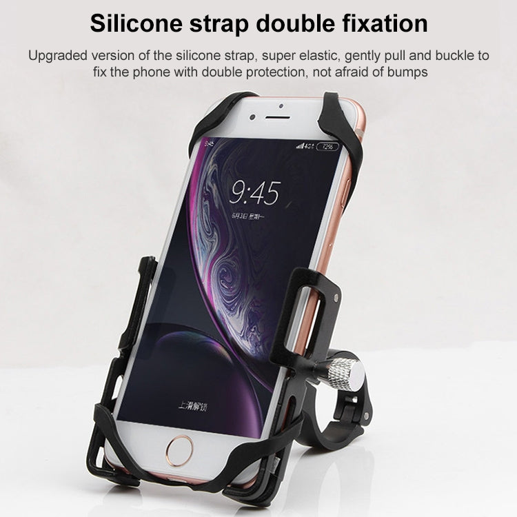 GUB P10 Aluminum Bike Phone Holder(Titanium Color) - Holders by GUB | Online Shopping South Africa | PMC TechLife | Buy Now Pay Later Mobicred