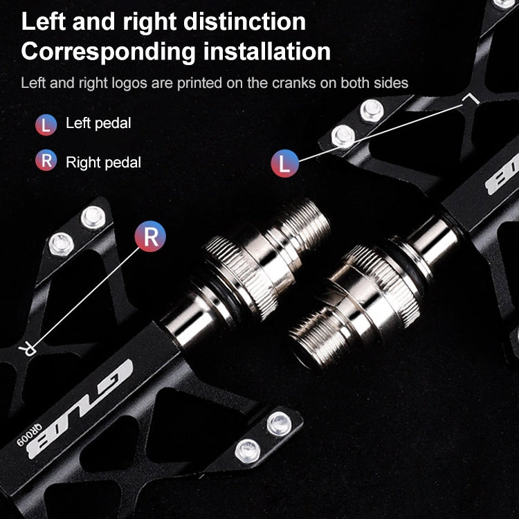 GUB QR-009 Aluminum Alloy MTB Non-slip Bicycle Pedals - free shipping - PMc TechLife - Order now!