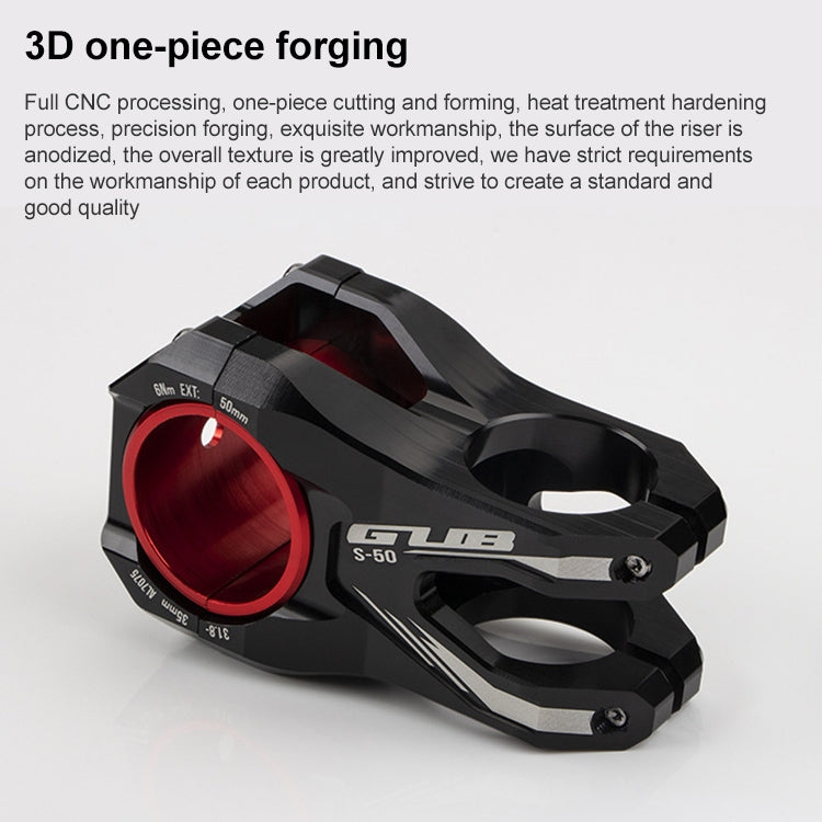GUB S-50 31.8mm - 35mm Aluminum Alloy Bike Stem - free shipping - PMc TechLife - Order now!