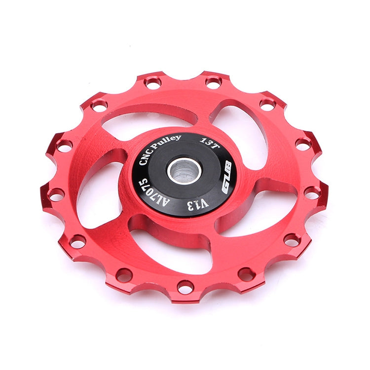 GUB V13 13T Bicycle Rear Derailleur Jockey Wheel (Black Red) - free shipping - PMc TechLife - Order now!