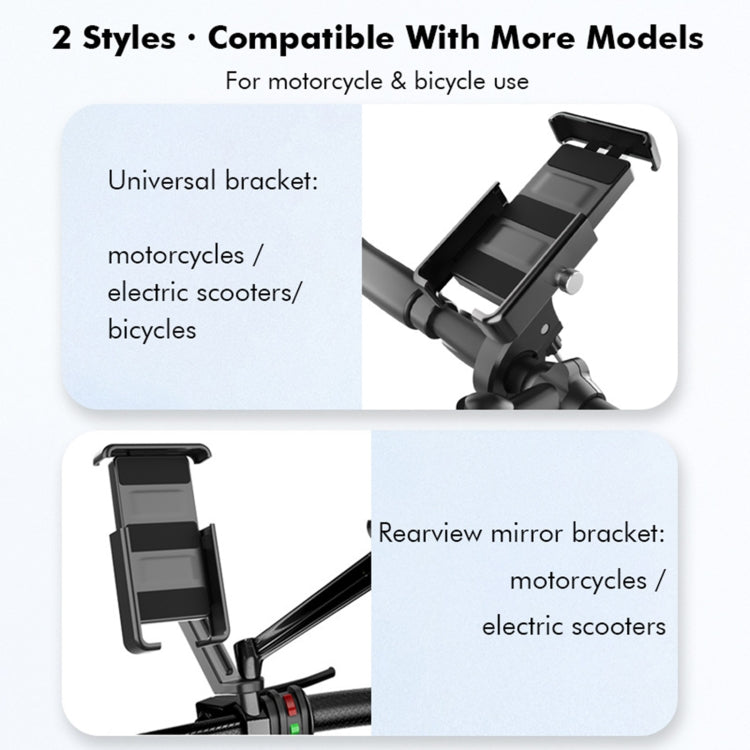 QX-21 360 Degrees Rotating Cycling Mobile Phone Holder - Holders by PMC TechLife | Online Shopping South Africa | PMC TechLife | Buy Now Pay Later Mobicred