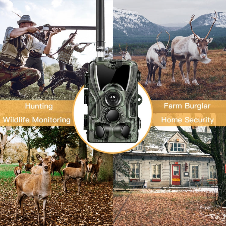 HC801M 2G GSM Waterproof IP66 IR Night Vision Security Hunting Trail Camera, 120 Degree PIR Angle - free shipping - PMC TechLife - Order now!